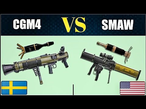 MK153 SMAW VS Carl Gustaf M4 Anti Tank Rocket Launcher