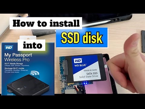 ⚠️ How to INSTALL speed SSD DRIVE INTO WD My Passport Wireless PRO. Replace hdd with ssd WD Blue.