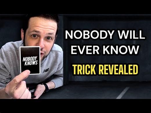 🎩 Nobody Will Ever Know (Card Trick Revealed) | Easy Beginner Card Trick Tutorial 🃏