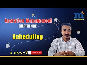 Operation Management: Chapter Nine: Scheduling #shedule