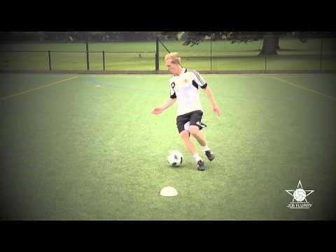 Learn how to do the Step Over Turn - Football Soccer Move Tutorial