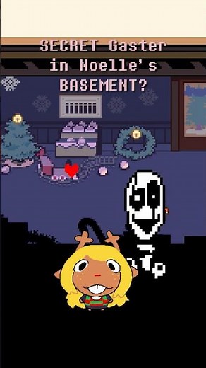 Gaster Noelle SECRET in DELTARUNE? #deltarune #undertale #tobyfox #sans #gaster #noelle #secret