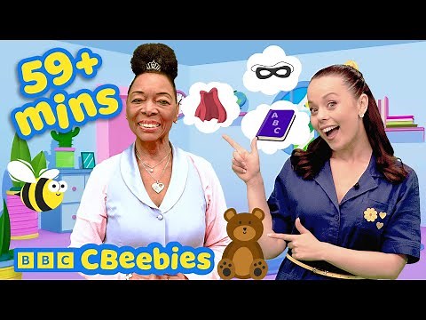 Toddler Learning and Play with Evie at the CBeebies House 🎒✨📚 | 59+ Mins Compilation | CBeebies 🌈✨