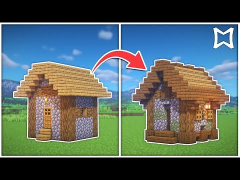 ► How To Transform a Small Villager Farm House In Minecraft #2 | Survival Build