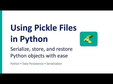 Python Pickle | Serialization & Deserialization Explained