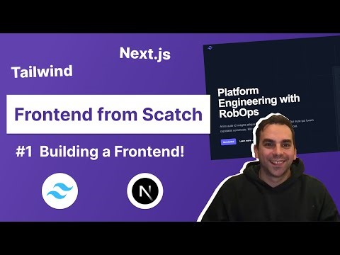 Build a Website from Scratch (Part 1) – Next.js + Tailwind Frontend Setup
