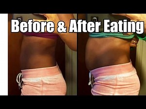 My Stomach Before & After Eating BIG Meal