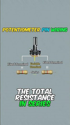 Potentiometer Pin Wiring .. How to connect Potentiometer? #potentiometer #diyelectronics