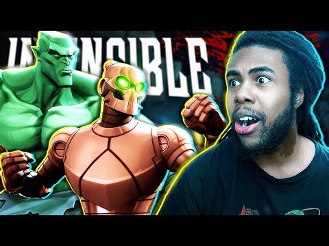 ROBOT & MONSTER GIRL ARE HERE! | INVINCIBLE VS [REACTION]