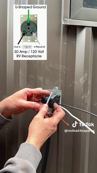 Installing a 120V 30 Amp RV Receptacle Outdoors
