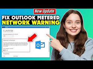 How To Fix Outlook Metered Network Warning (100% Solution)