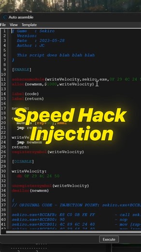 Guided Hacking on Instagram: "🏎️ Cheat Engine: Movement Speed Hack Tutorial 📈 Learn the core techniques for creating a speed hack by locating and manipulating the game's clock or the variable that controls player movement rate. 👉 https://youtu.be/7xQYOUUwznI Learn the core techniques for creating a speed hack by locating and manipulating the game's clock or the variable that controls player movement rate. Mastering the Cheat Engine Speed Hack Creating a Cheat Engine Speed Hack is a fundamenta