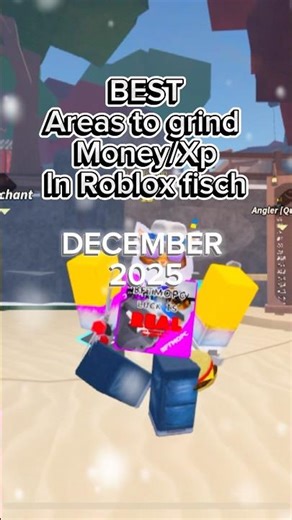 Best Areas To Grind XP And C$ In Roblox Fisch December 2025 | 2/25 #roblox #fisch #christmas