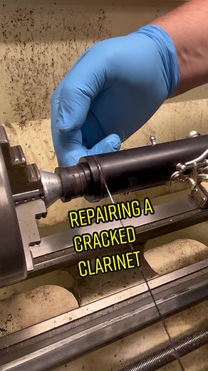 Restoring a Cracked Clarinet: Pinning and Banding Process