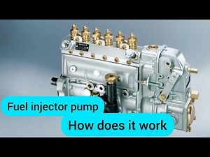 Fuel injector pump, how does it work