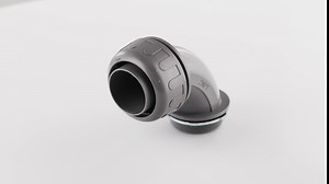 Pro Line Series 1 Pack - 1" Non Metallic Electrical Liquid Tight Conduit 90 Degree Angle Fittings - 5205100050-1x