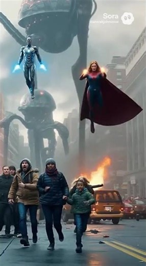 Heroes take on invading alien tripods