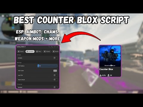 [NEW👑] Counter Blox Script PASTEBIN | Aimbot | Esp | CHAMS | MUCH MORE
