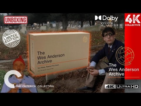 The Wes Anderson Archive: Ten Films, Twenty-Five Years 4K UltraHD Blu-Ray Collectors Set Unboxing