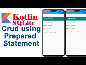 Kotlin Masters CRUD Operations in SQLite DATABASE!