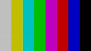 color bars television test pattern