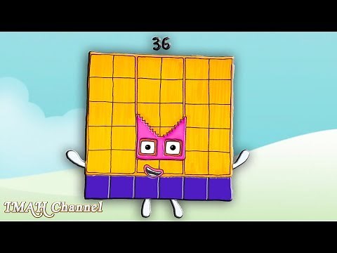 Numberblocks Square new Number 36 thirty six