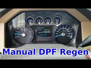 6.7 Ford Powerstroke Manual DPF Regen