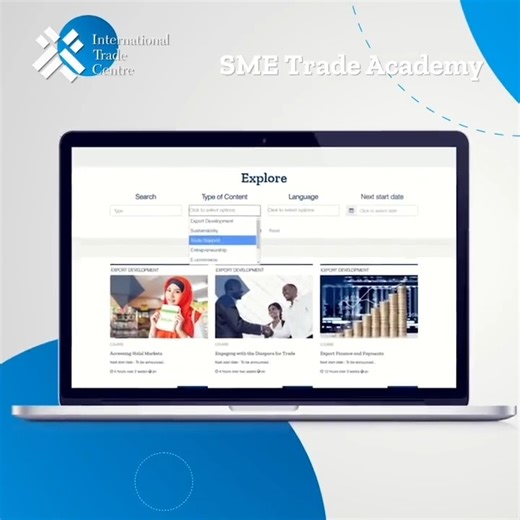 Explore over 100 FREE courses on trade and trade-related topics. From export development to sustainability, entrepreneurship to market analysis, there's something for everyone at SME Trade Academy. Dive in to enhance your skills ➡️ https://bit.ly/3Ji3FFl | International Trade Centre | Facebook