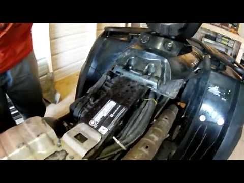 CAN-AM OUTLANDER CARBURETOR CLEANING