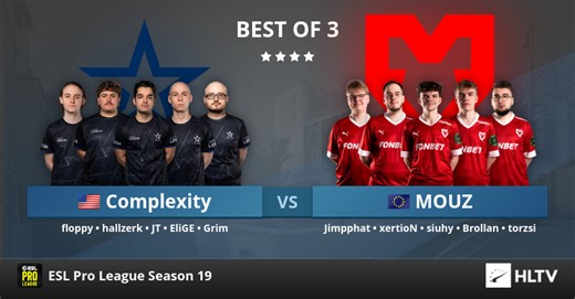 Complexity vs MOUZ at ESL Pro League Season 19