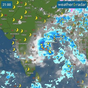 Due to the severe cyclonic storm Fani, the northeastern states of India have been witnessing widespread rain and thundershower; Track the live movements of Cyclone Fani! | Weather & Radar India