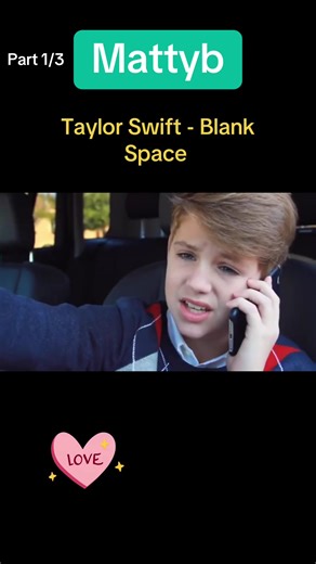 MattyB's Sweet Rap on Taylor Swift's Blank Space