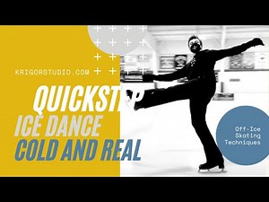 Ice Dance - Quickstep - Off-Ice Dance Techniques 4K