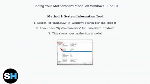 How To Find Your Motherboard Model On Windows 11/ 10 – Fast Lookup