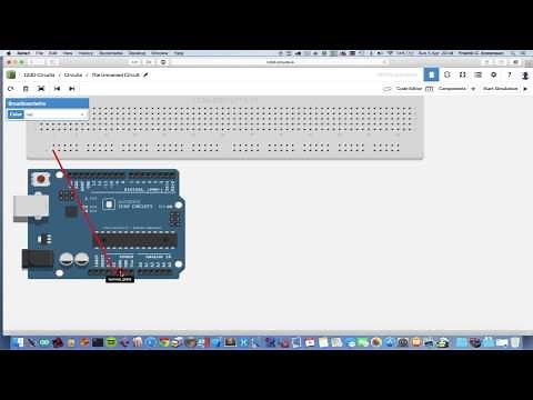 123d circuit simulator - Arduino simple example