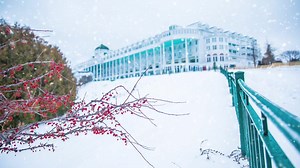 32K views · 2K reactions | The peaceful feeling of watching the snow fall in the silence of winter. | Grand Hotel | Facebook