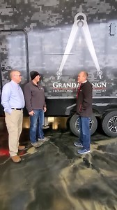 16K views · 155 reactions | ✨ BIG NEWS! We are honored to introduce you to, The Ambassador. We are so lucky to have The United States Honor Flag as Goodwill Ambassadors. Welcome to your new home Chris and Cindy! Watch as President and CEO of Grand Design Don Clark welcome them into our family, again!  | Grand Design RV | Facebook