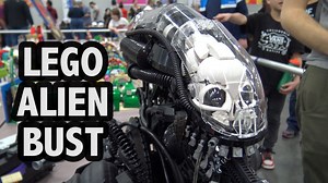 This Cool LEGO Alien Xenomorph Bust Even Has the Extending Inner Jaw