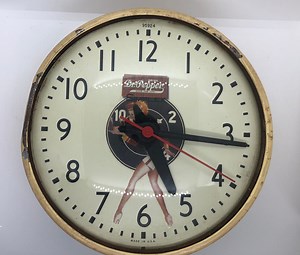 Vintage Simplex Dr. Pepper Wall Clock From the 1950’s. Electric Works, Garage Clock, Game Room Decor, Kitchen Wall Clock, Electric Clock, - Etsy