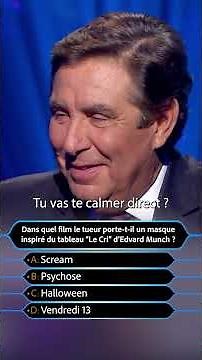 In which film does the killer wear a mask inspired by The Scream?