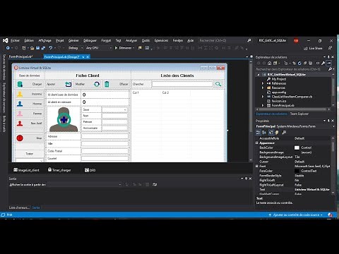 Visual Studio - Démonstration d'une Base de données SQLite (Code Source en Vb.Net)