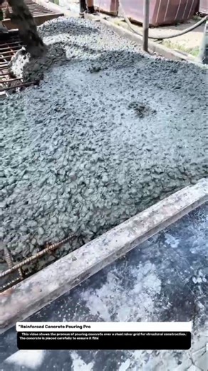 Reinforced Concrete Pouring Process — Strong & Precise Structural Technique.