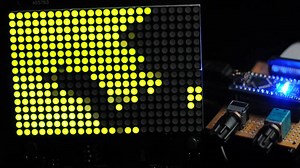 Arduino   Led Matrix   Bad Apple!!