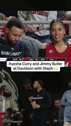 Ayesha Curry and Jimmy Butler Celebrate Steph at Davidson