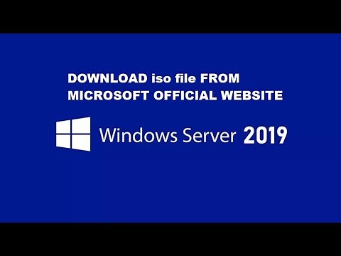How to Download Windows Server 2019 iso file from Microsoft Official Website