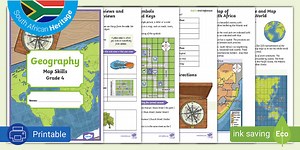Map Skills Grade 4 Workbook