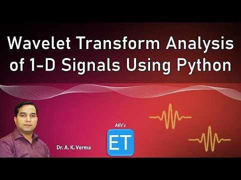 Wavelet Transform Analysis of 1-D Signals using Python