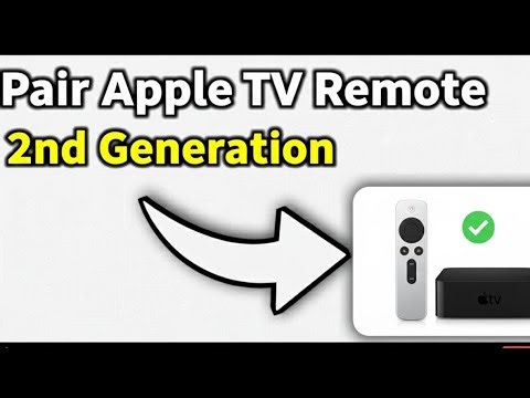 How to Pair Apple TV Remote (2nd Generation) | Quick & Easy Setup full Guide