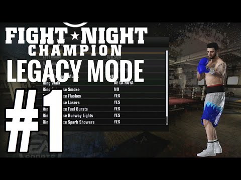 Fight Night Champion Legacy Mode Walkthrough Part 1 - THE TOURNAMENT!