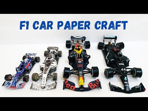 F1 Car Paper Craft Collection | RedBull | Mercedes-AMG